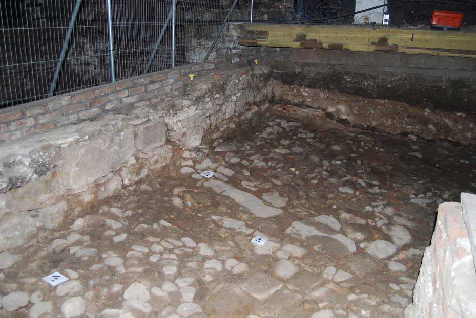 Cobbled street uncovered beneath York Theatre Royal stage | YorkMix