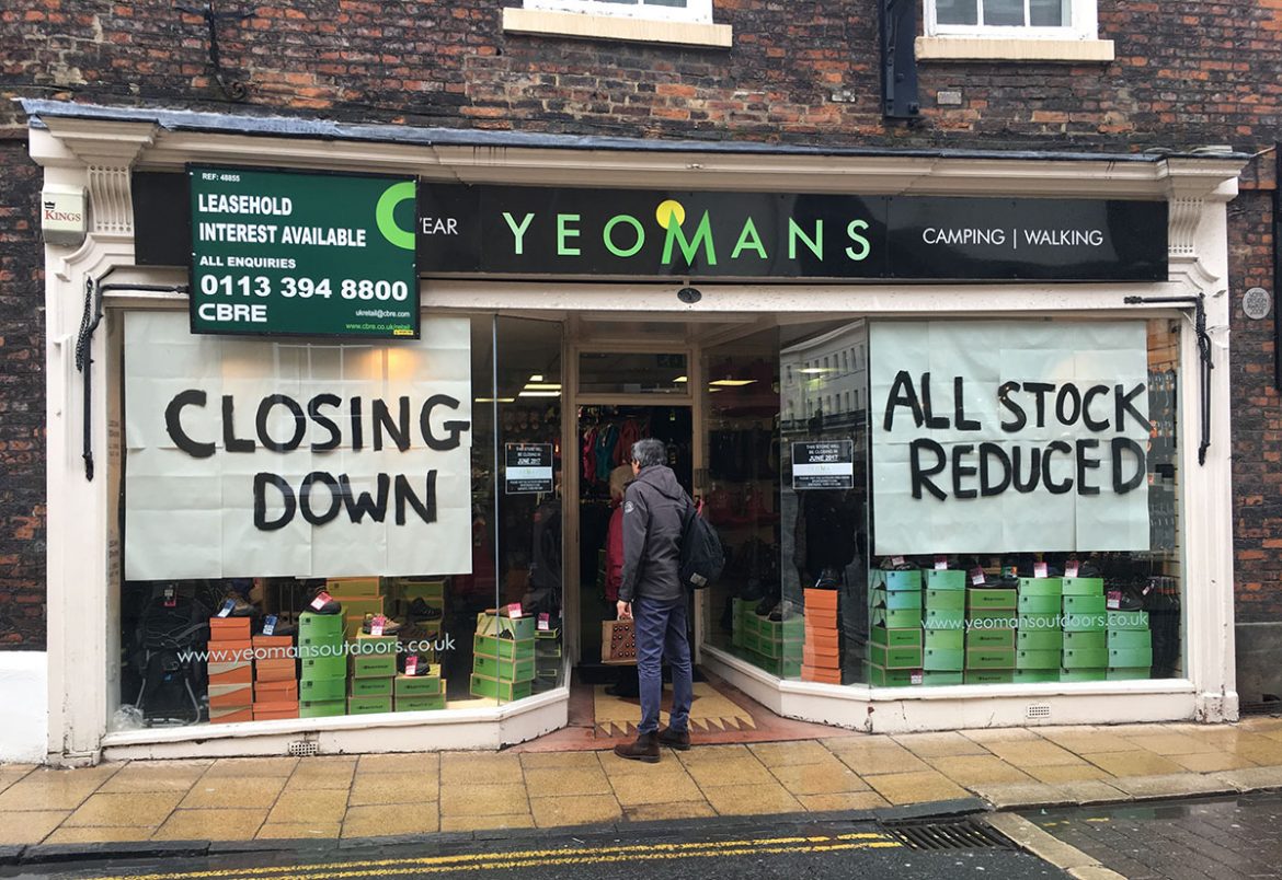 York shop is repossessed by bailiffs – and two more are closing soon ...