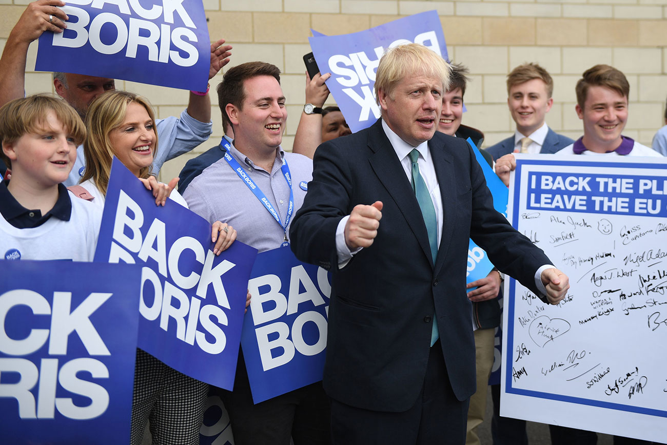 Pictures Boris Johnson hits York and takes on Jeremy Hunt in