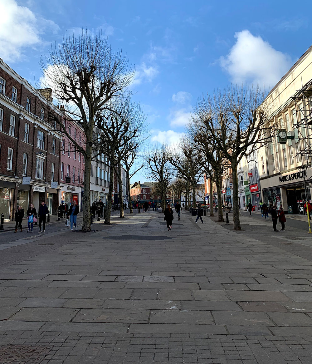 Your City Needs You Businessman Says City Has Never Been So Quiet   Parliament Street York 10 Mar 2020 