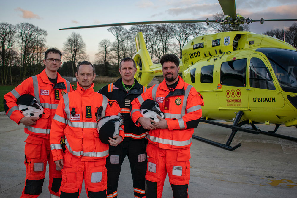 These Breathtaking Photographs Show Yorkshire Air Ambulances Flying 