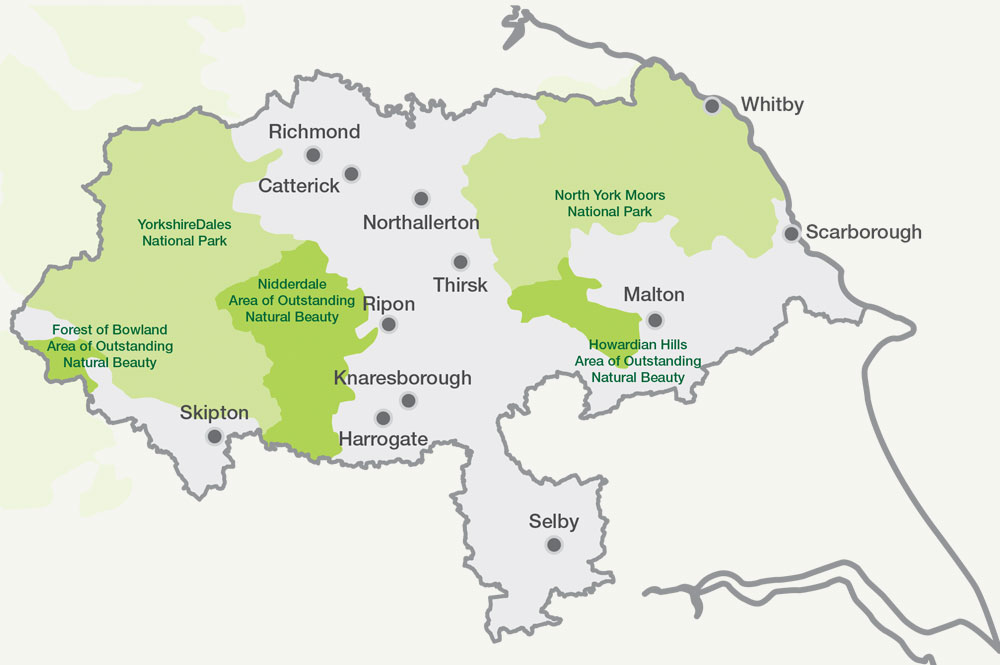 York Would Combine With Selby Ryedale And Scarborough Under New   North Yorkshire County Council Devolution Map 