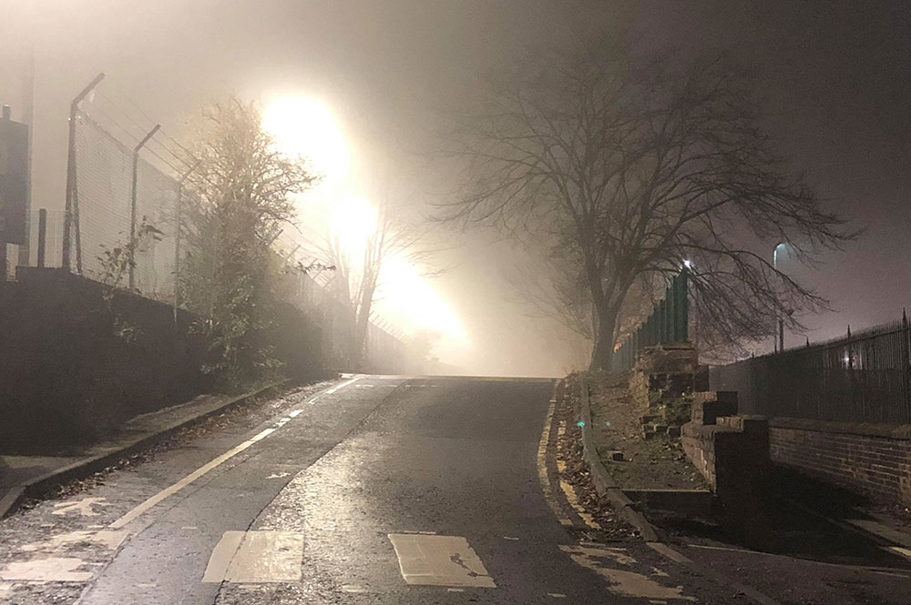 These photos of York in the fog make it look like the set of a