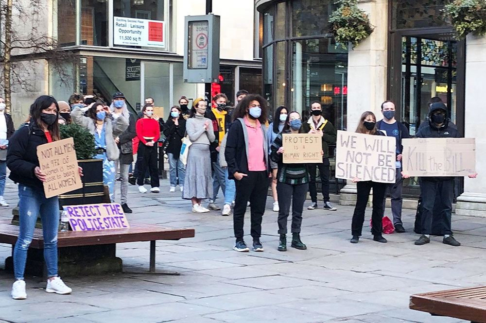‘Kill the Bill’ protest turns violent in Bristol
