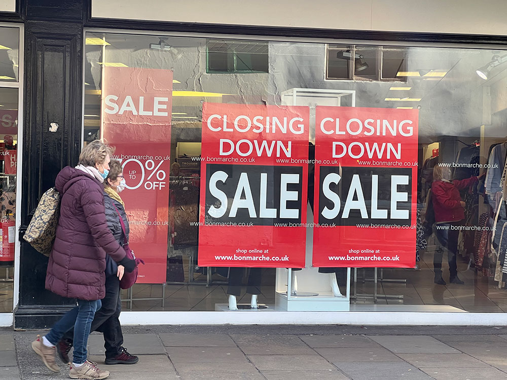 Disappointing' store sales at Bonmarché