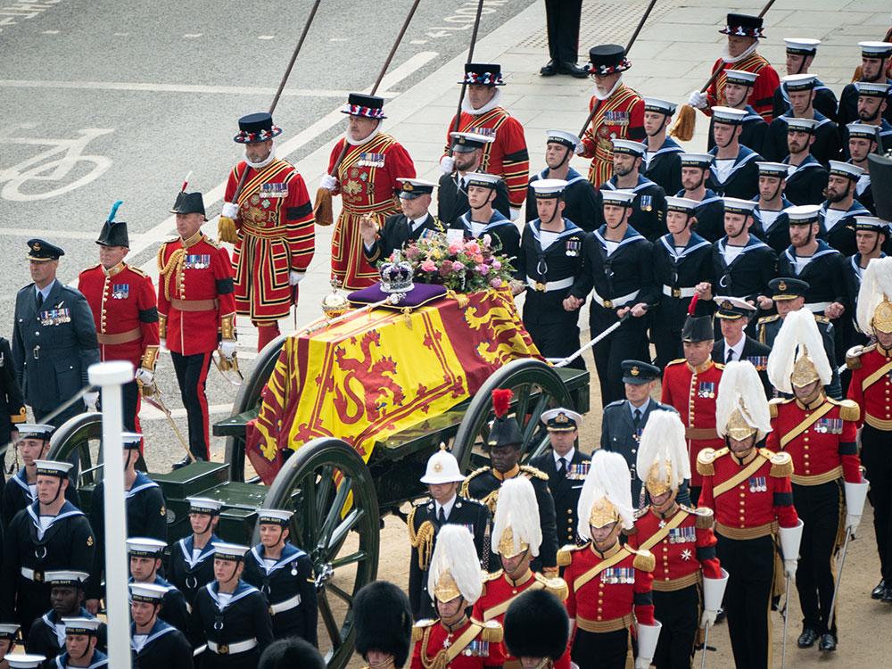 The final goodbye Thousands line streets for Queen's funeral YorkMix