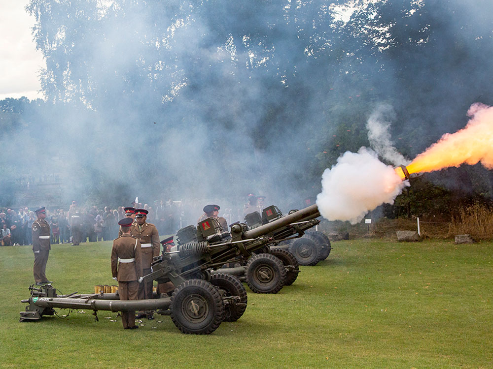 Watch: York holds gun salute to mark the Queen's death