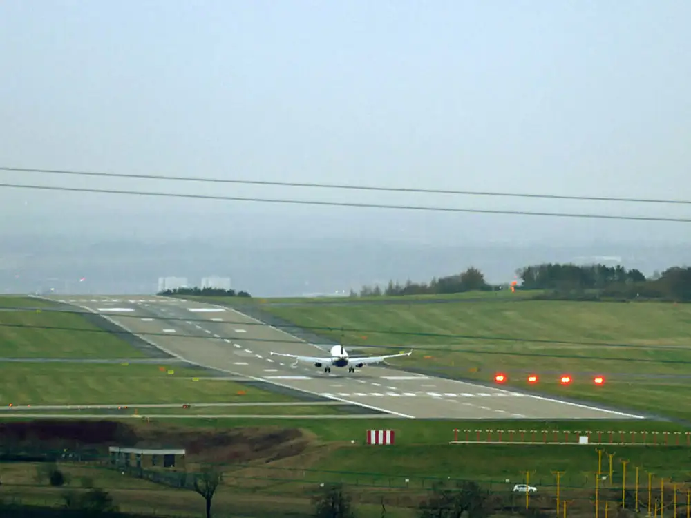 Updated Plane skids off runway at Leeds Bradford Airport now