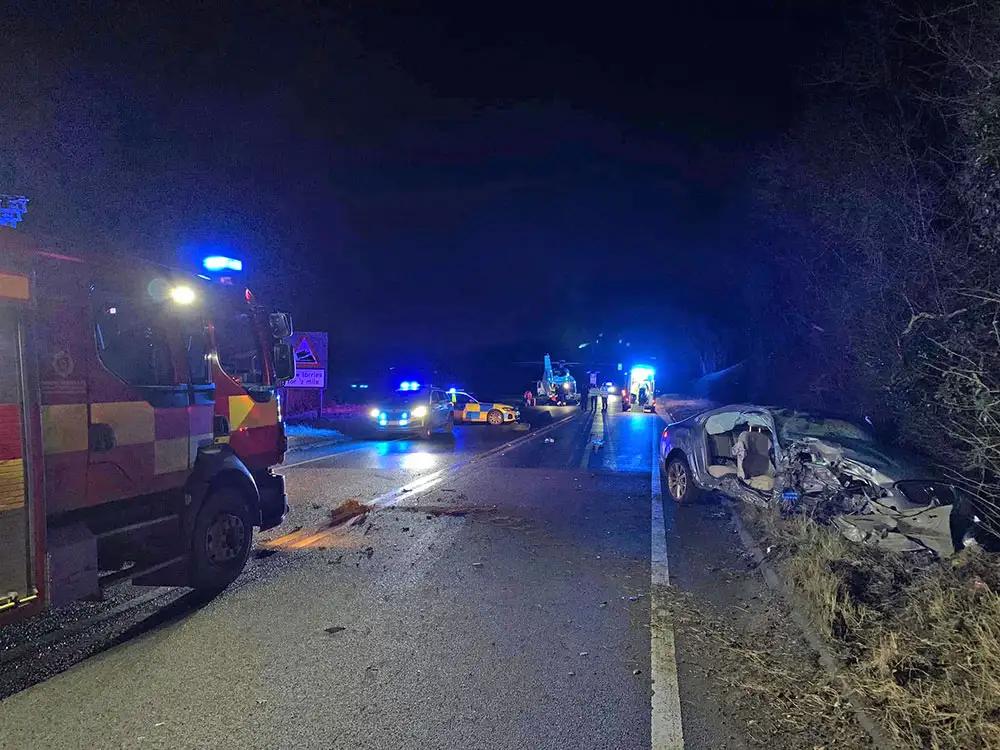 Updated A64 reopens after serious crash Driver arrested YorkMix