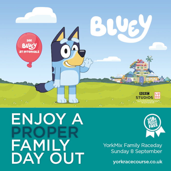 Bluey’s back! Children’s favourite to return at YorkMix Family Raceday ...