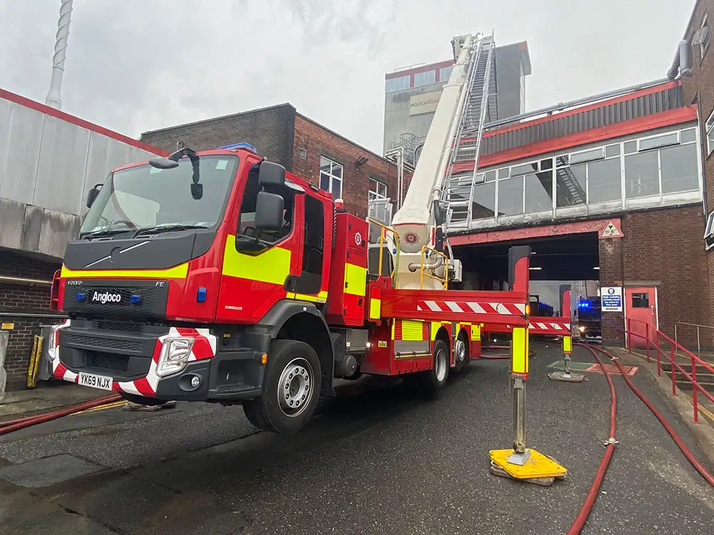 Updated: Fire at Tadcaster brewery now under control | YorkMix