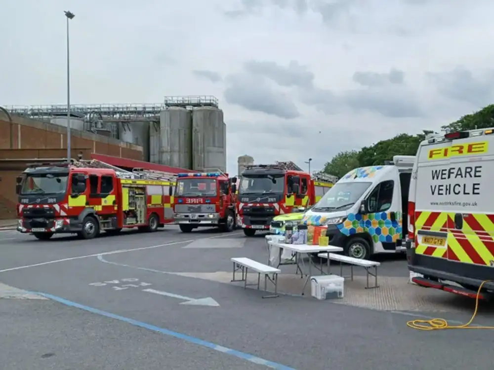 Updated: Fire at Tadcaster brewery now under control | YorkMix