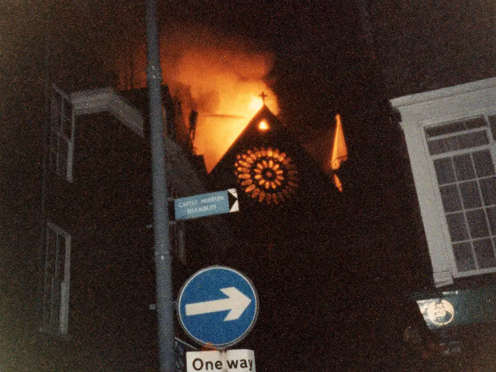 Video and pix: Dramatic night when York Minster went up in flames ...