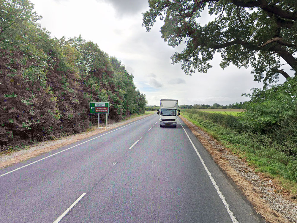 Two seriously injured in A19 crash which left motorbike in a ditch