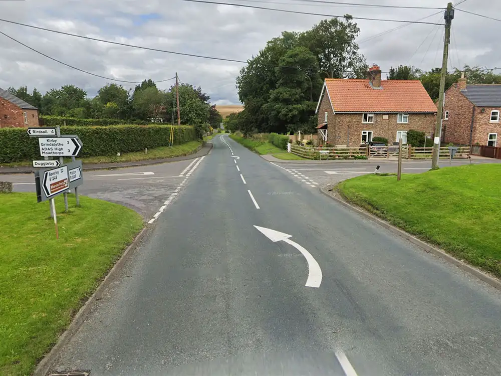 Man, 82, dies in crash on village road