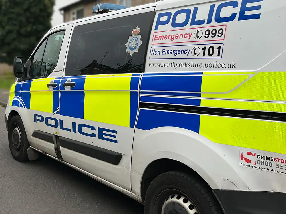 Car crashes into a building in Knaresborough