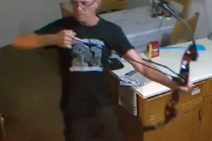 Watch: York man with bow and arrow is seen moments before trying to kill wife